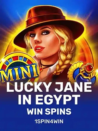 Lucky Jane in Egypt slot game. Win spins with 1spin4win!